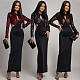 Sexy Hollow-out Sequined Bodycon Dress For Women CYA-902172