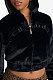 Fashionable Embroidered Rabbit Fur Hooded Jacket MJL-311