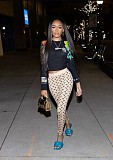 Fashion Moon Print Design Stretch Slim-Fit Long-Sleeved Top and Pants Set YZY-8975