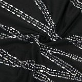Sexy Rhinestone Embellished Strappy Waist-Cinching Elastic Bodycon Long Dress NY-3188