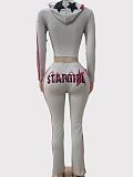 2026 Retro Waist Cinching Slimming Spice Girl Long Sleeved Trouser Set FC-1430