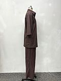 Fashion Casual Three-Quarter Sleeve Top and Pants Two-Piece Set QZ-1626
