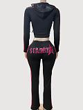 2026 Retro Waist Cinching Slimming Spice Girl Long Sleeved Trouser Set FC-1430