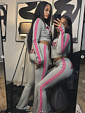 2026 Retro Waist Cinching Slimming Spice Girl Long Sleeved Trouser Set FC-1430
