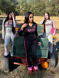 2026 Retro Waist Cinching Slimming Spice Girl Long Sleeved Trouser Set FC-1430