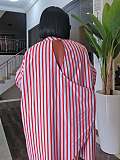 Stylish and Casual Vertical Striped Long-sleeved Shirt and Shorts Set QZ-7337