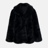 2025 Winter Fox Fur Relaxed Fit Mid-Length Coat ZNFR-89758