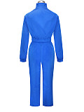 Stylish Woven Two-piece Set Featuring A Color-blocked Top and Wide-leg Trousers RS-391427