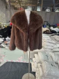 Autumn/Winter Faux Fur Short Fox Fur Coat ZNFR-395