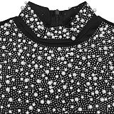 Fashionable and Elegant High-Neck Rhinestone and Bead Embellished Bodycon Dress BY-7622