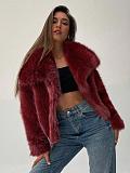 Autumn/Winter Faux Fur Short Fox Fur Coat ZNFR-395