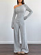 2025 Fashionable and Sexy Off-Shoulder Slim-Fit Two-Piece Set RS-019