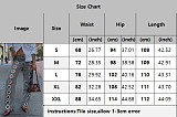 2025 New Arrival Leopard Print Cutout Metal Eyelet Design High-Waisted Jeans RS-YMT502