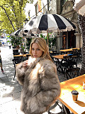 2025 Winter New Collection: Fluffy Stand-Collar Faux Fur Short Jacket ZNFR-33519