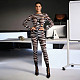 2026 Spring Hollow-out Slim-fit Jumpsuit with High-waisted Hip-hugging Pants Set SXE-89912