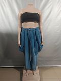 Casual Loose High-Waisted Harem Wide-Leg Lantern Jeans RS-50805