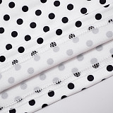 Sexy Color-Blocking Polka Dot Long-Sleeved Shawl Vest and Shorts Three-Piece Set RS-25ST398