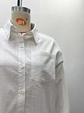Casual Lapel Cardigan Shirt and Trousers Two-piece Set QZ-7640