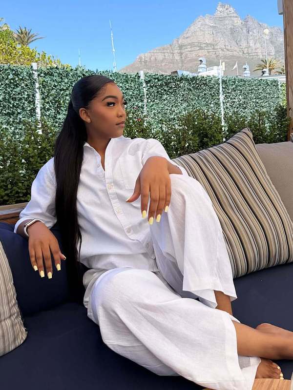 Casual Lapel Cardigan Shirt and Trousers Two-piece Set QZ-7640
