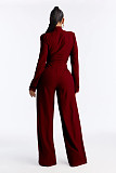 Fashionable Wide-Leg Jumpsuit With Tie and Bow Detail OSM-4496