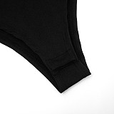 Sexy Deep V-neck Ruched Long-Sleeved Waist-Defining Blazer Dress RS-25DS432