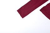 Fashionable Slim-Fit Long-Sleeved Top and Pants Set RS-89466