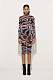 2026 New Arrival Sexy Zebra Print Long-Sleeved Bodycon Mini Dress Two-Piece Set FC-1444