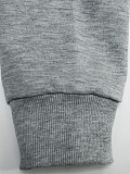 2026 Fashion Long-Sleeved Hooded Crop Sweatshirt and High-Waisted Shorts Set JLY-6148