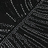 Sexy Two-Tone Rhinestone Embellished Sleeveless One-Shoulder Slit Bodycon Stretch Dress NY-3199