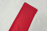Fashionable Solid Color Pleated Long-Sleeved A-Line Dress JY-303728