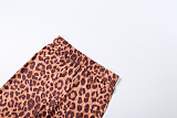 Sexy Leopard Print Slim-Fit Top and High-Waisted Flared Pants Set SXE-88816