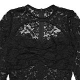 2026 Sexy See-Through Lace Slim-Fit Bodysuit With Hip-Hugging Design BY-7637