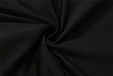 Sexy Solid Color Cowl Neck Fitted Long-Sleeved Bodysuit DLS-89083