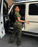 Casual Camouflage Four-Season Work Pants With Button Closure and Multiple Pockets RS-8761