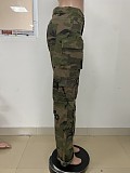 Fashion Multi-Pocket Camouflage Loose Straight-Leg Trousers RS-24471