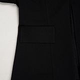 Fashionable Color-Blocked Lapel Casual Suit Two-Piece Set NY-11182