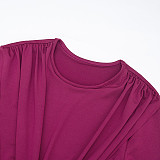 2026 Fashionable Long-Sleeved Ruffled Ribbon Slim Fit Bodycon Short Dress RS-25DS397