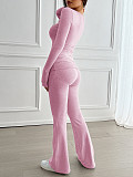 2026 Casual Sports Style T-shirt and Yoga Pants Two-Piece Set  LDG-9037