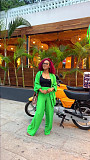 2026 Casual Solid Color Long-Sleeved Cardigan Shirt and Pants Two-Piece Set QZ-7856