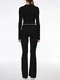 2026 Casual Sports Style T-shirt and Yoga Pants Two-Piece Set  LDG-9037