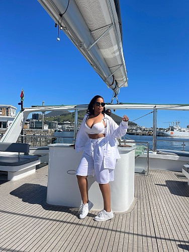 Casual Plus Size Cardigan Button-Up Shirt and Shorts Two-Piece Set QZ-8022