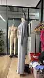 New Style Long-Sleeved Button-Up Solid Color Slim Fit Two-Piece Set RS-392