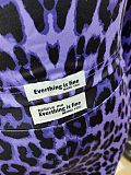 Fashionable Leopard Print Long-Sleeved Top and High-Waisted Pants Two-Piece Set RS-VC048
