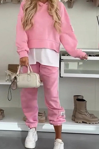 2026 Fashionable Hooded Top and Casual Sports Pants Set RS-89354
