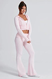 2026 Fashionable Slim Fit Short Hooded Top and Casual Pants Set RS-MND7017