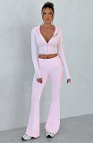 2026 Fashionable Slim Fit Short Hooded Top and Casual Pants Set RS-MND7017