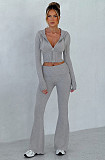 2026 Fashionable Slim Fit Short Hooded Top and Casual Pants Set RS-MND7017