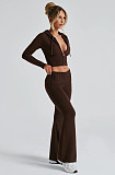 2026 Fashionable Slim Fit Short Hooded Top and Casual Pants Set RS-MND7017