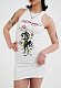 Girl Tight Fit Women Slimming White Mini Dresses MJL-XX682