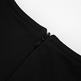 2026 Sexy Slim Fit Jumpsuit With U-Neck RS-25JP479